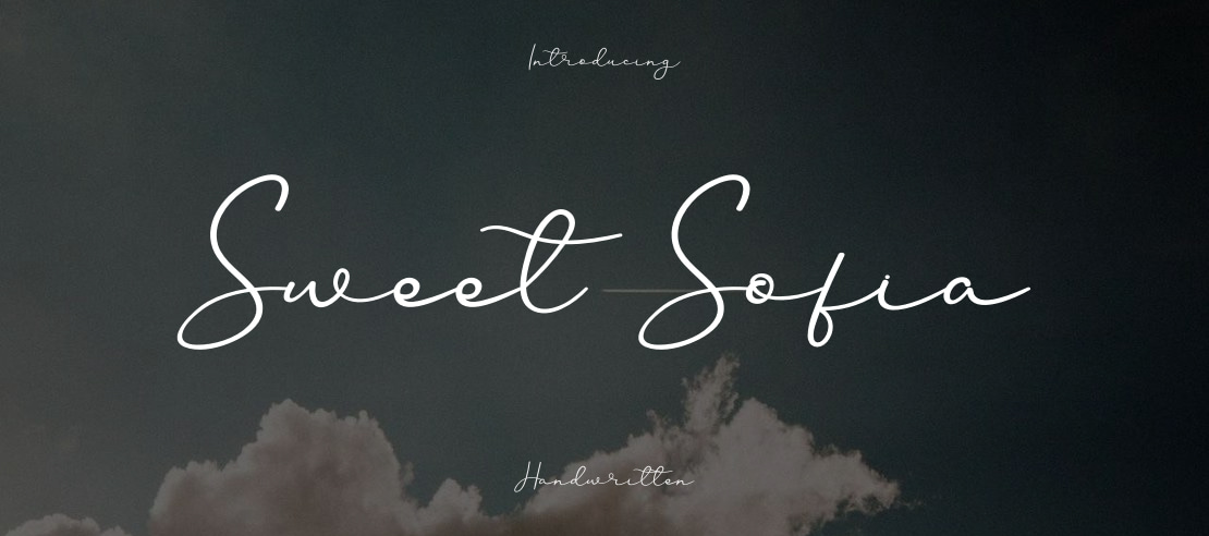 Sweet  Sofia Font