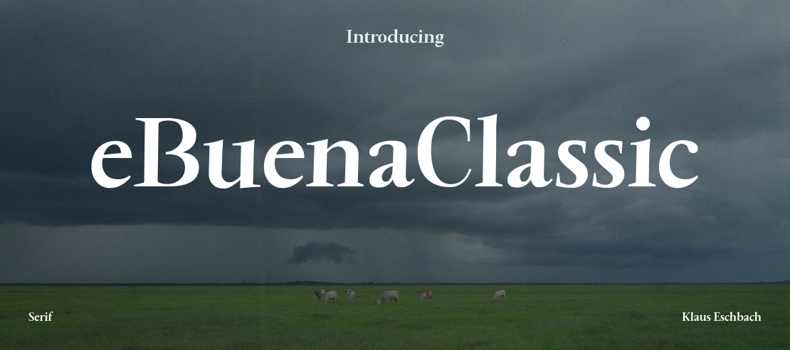 eBuenaClassic Font