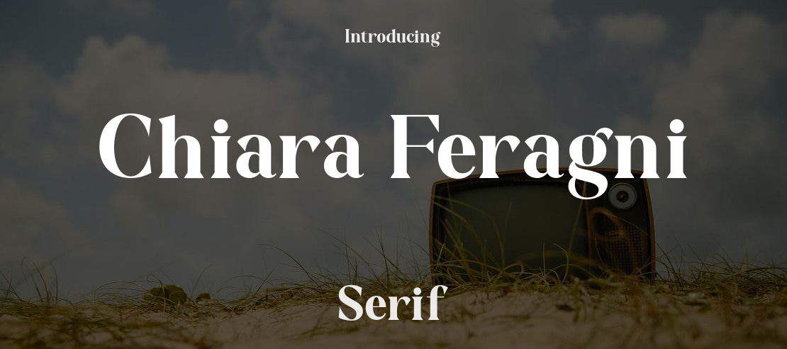 Chiara Feragni Font