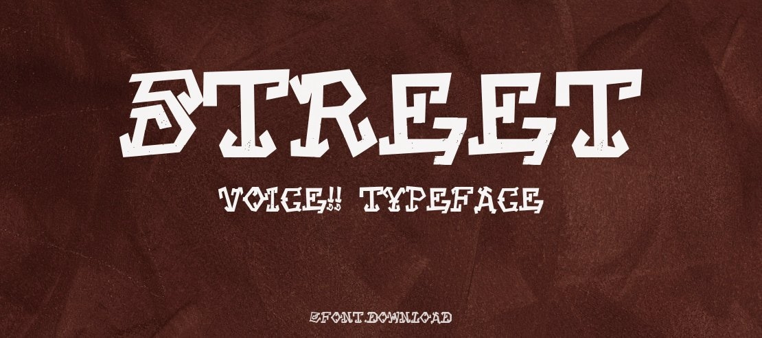 Street Voice!! Font