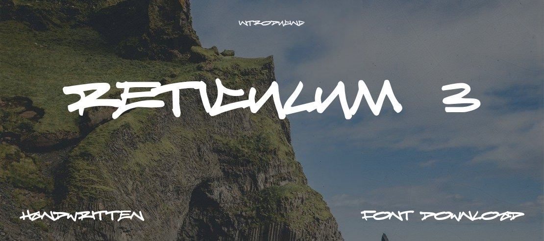 Reticulum 3 Font
