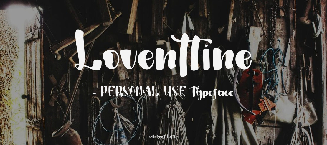 Loventtine - PERSONAL USE Font