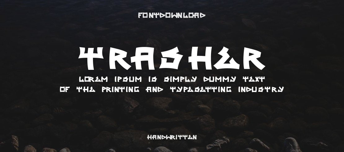 Trasher 2 Font