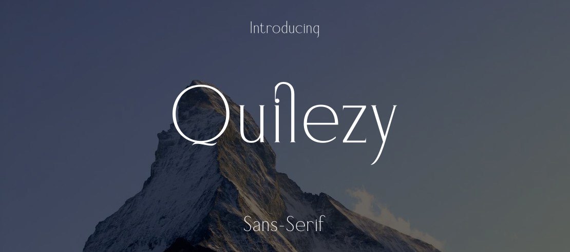 Quilezy Font