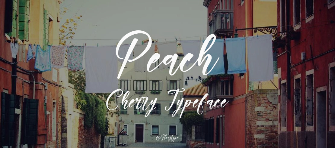 Peach Cherry Font