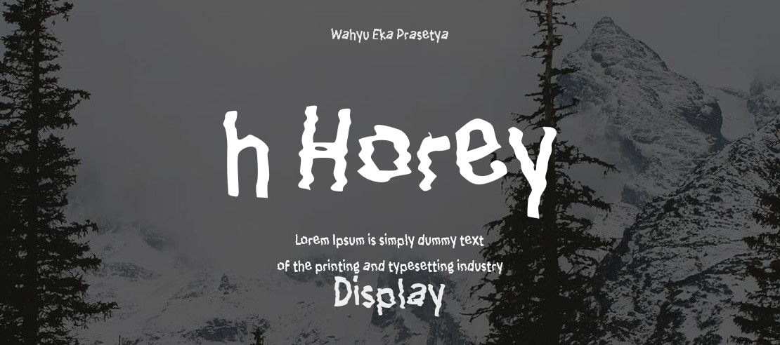 h Horey Font