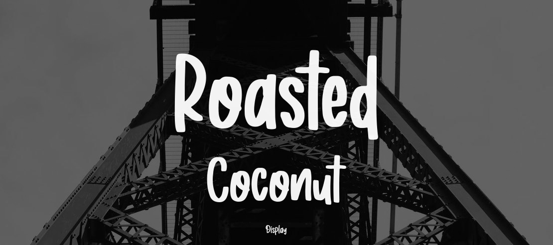 Roasted Coconut Font