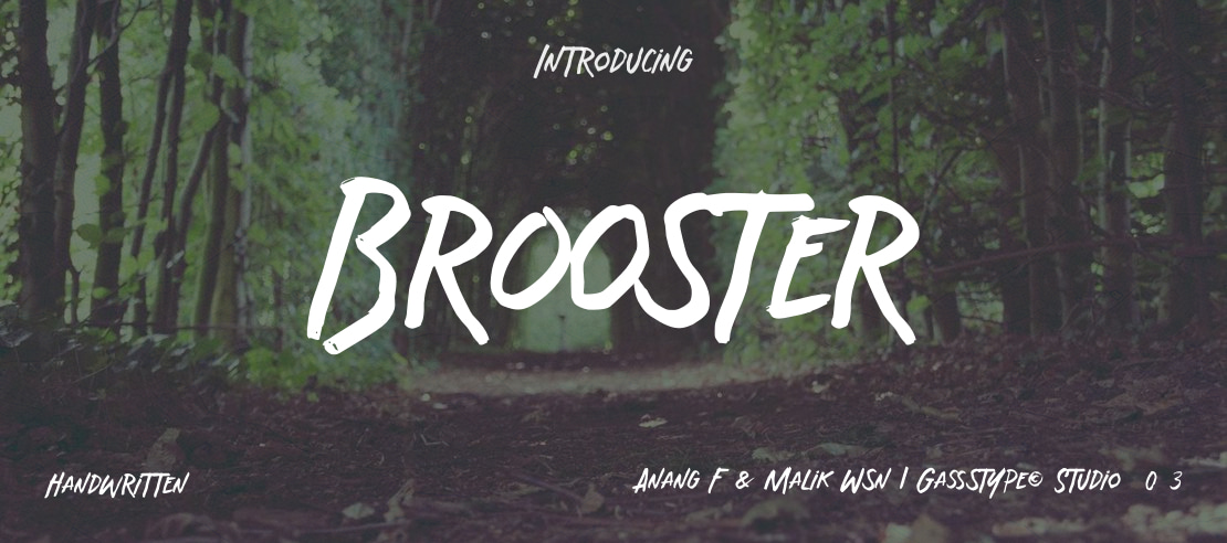 Brooster Font