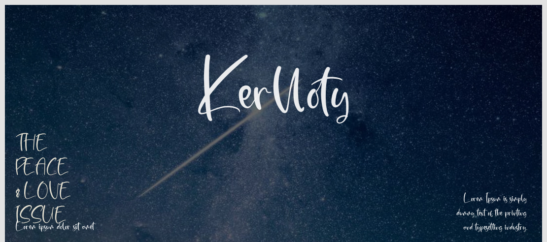 Kerlloty Font
