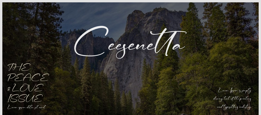 Ceesenetta Font