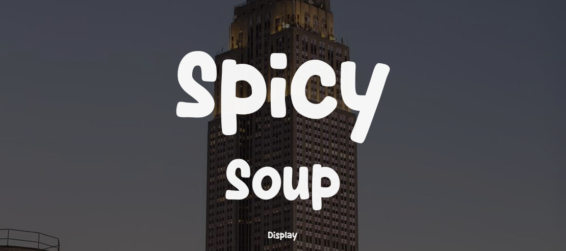 Spicy Soup Font