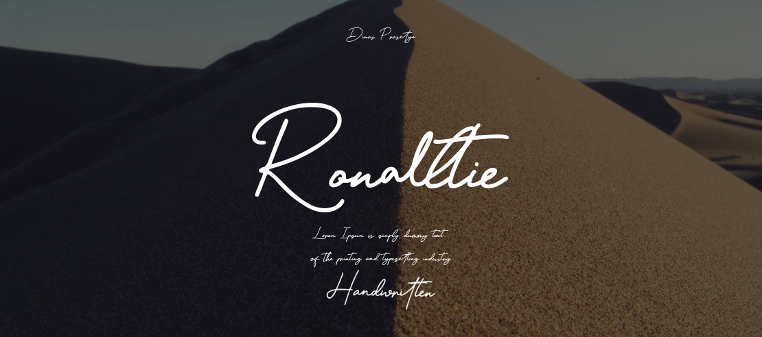 Ronalltie Font