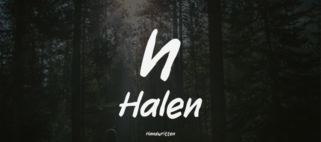 h Halen Font