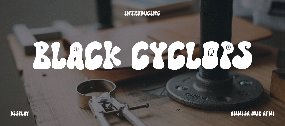 Black Cyclops Font