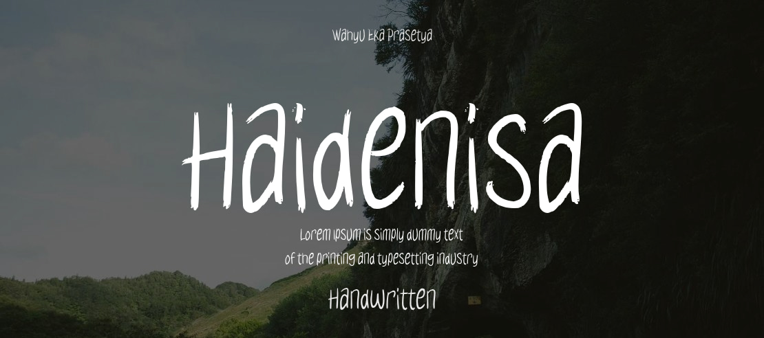 Haidenisa Font