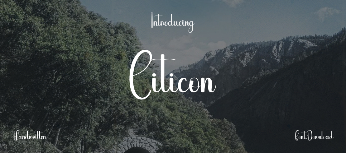 Citicon Font