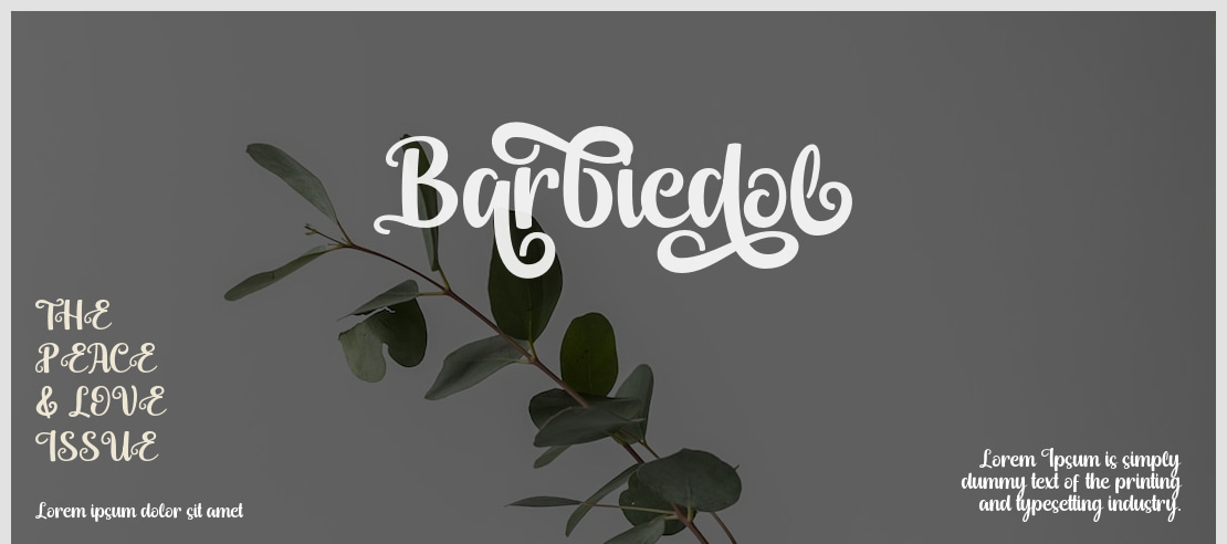 Barbiedol Font