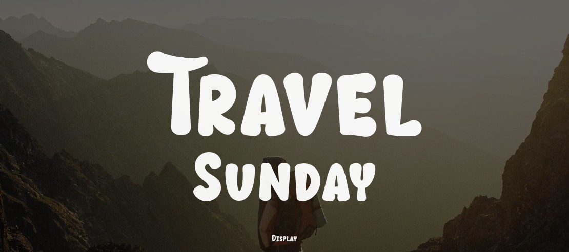 Travel Sunday Font