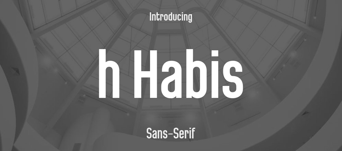 h Habis Font