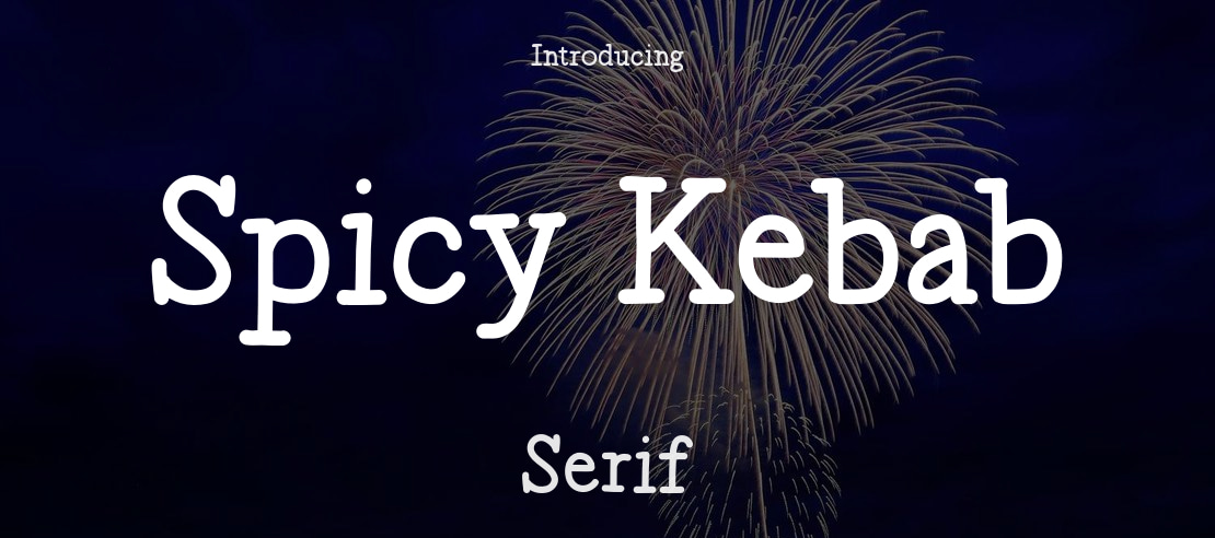 Spicy Kebab Font