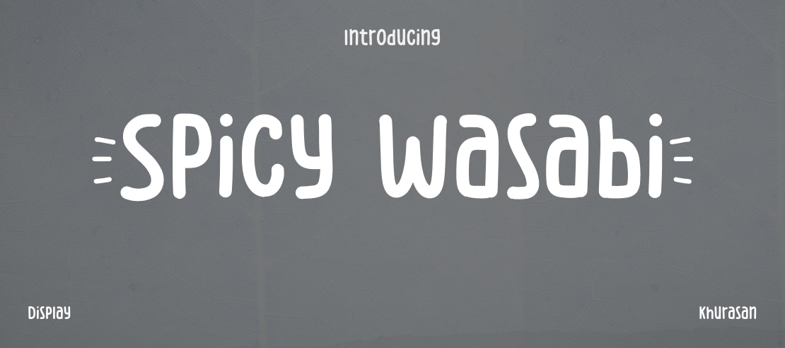 Spicy Wasabi Font