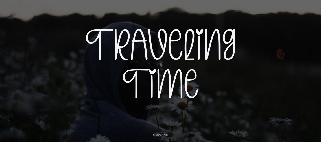 Traveling Time Font