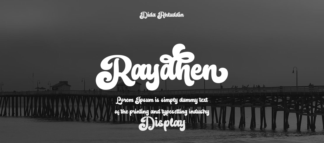 Raydhen Font