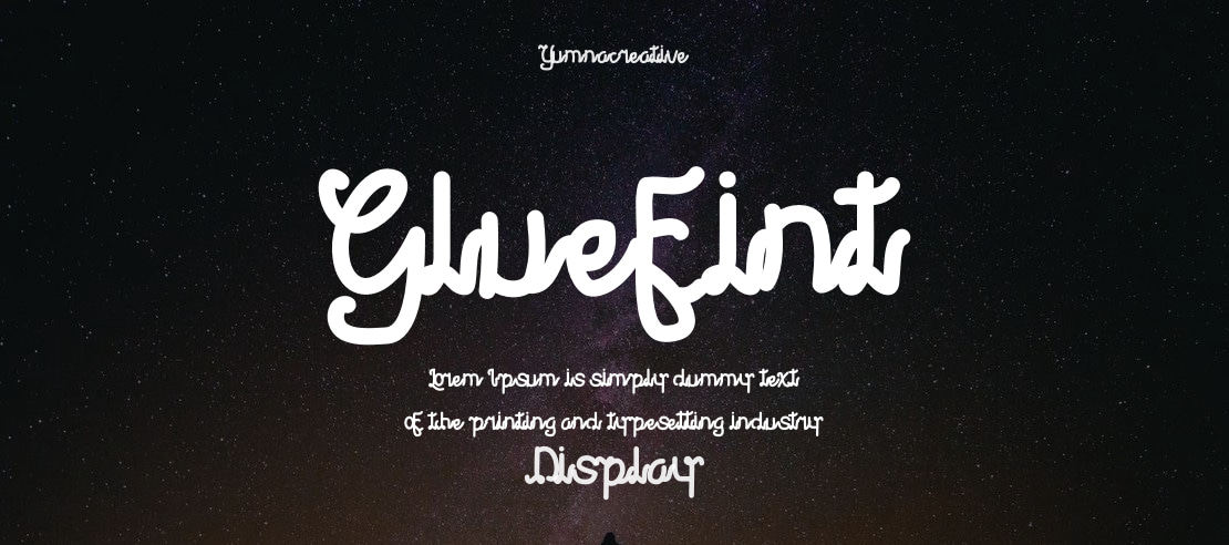 Gluefint Font