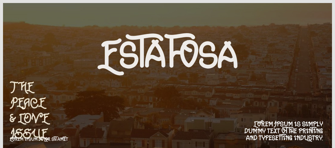 Estafosa Font