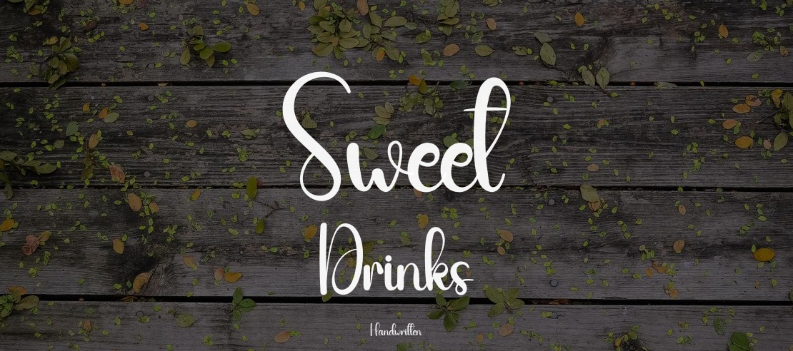 Sweet Drinks Font