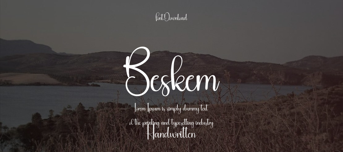 Beskem Font