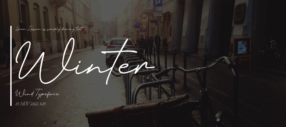 Winter Wind Font