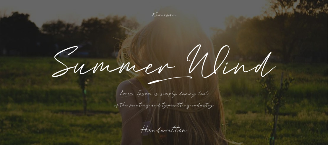 Summer Wind Font