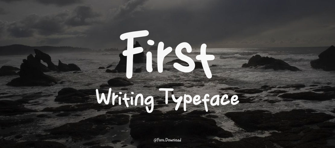 First Writing Font