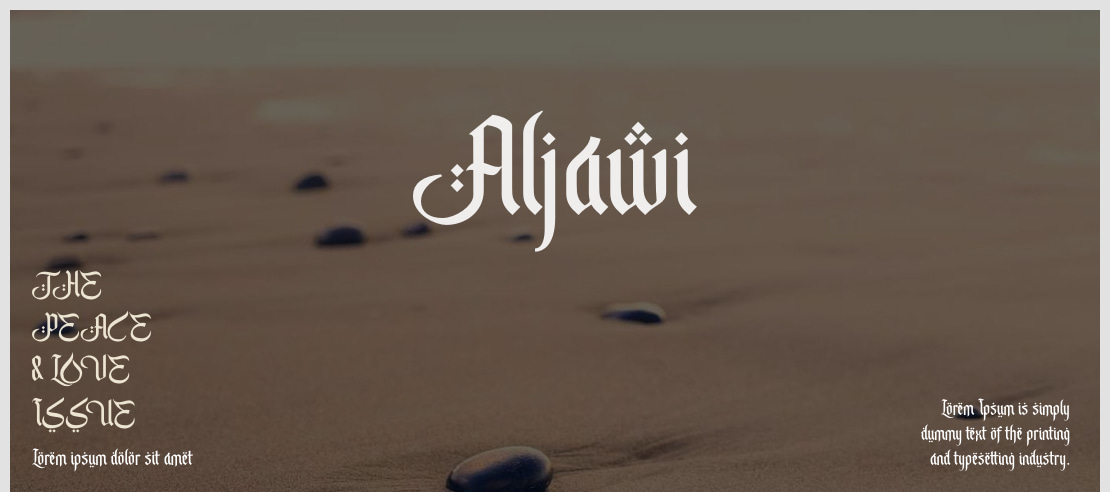 Aljawi Font