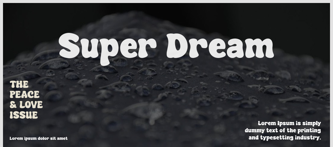 Super Dream Font