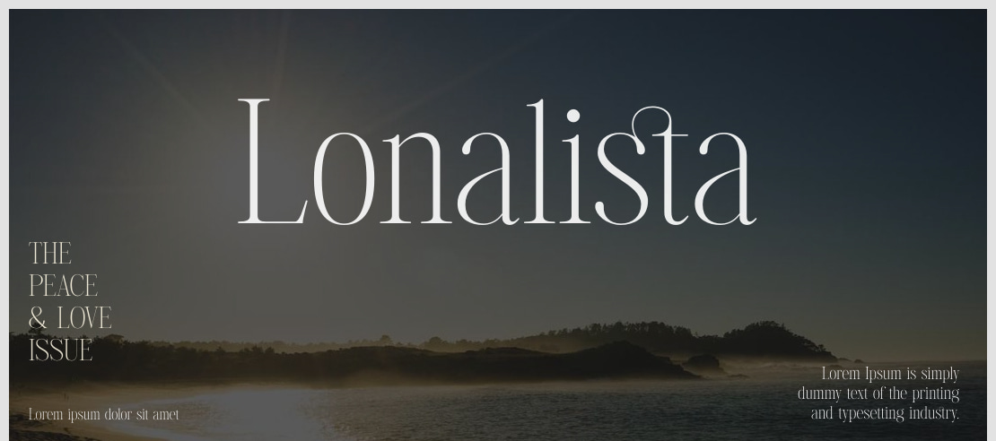 Lonalista Font