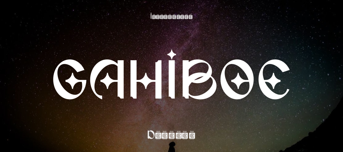 GAHIBOE Font