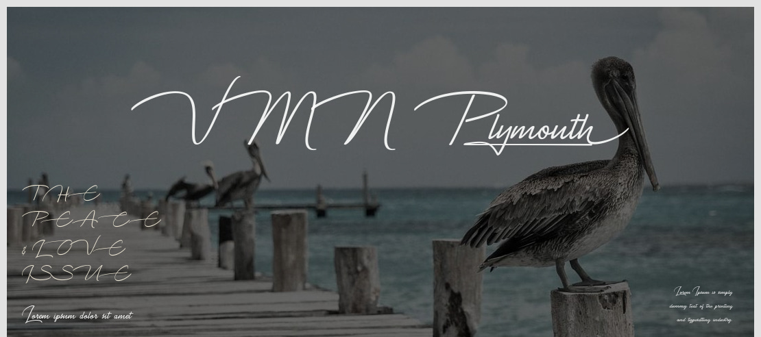 VMN Plymouth Font