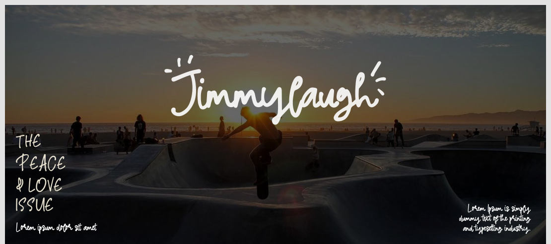 Jimmylaugh Font