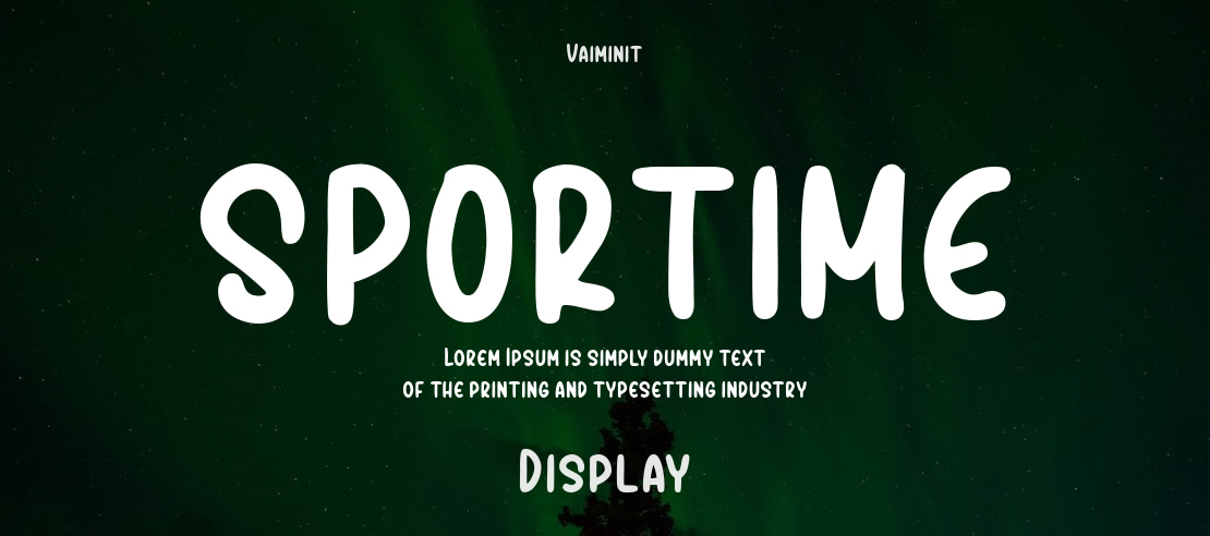 SPORTIME Font