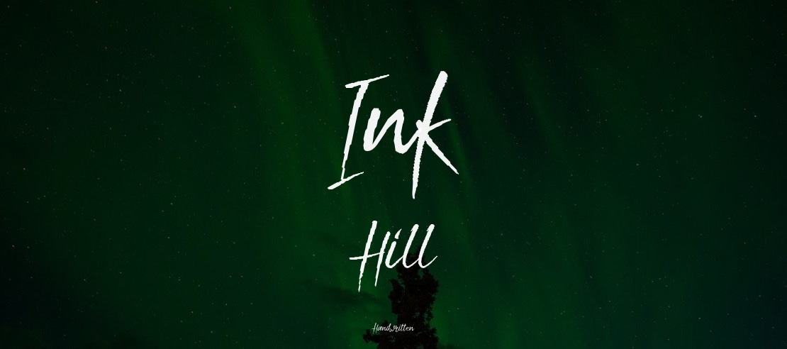 Ink Hill Font