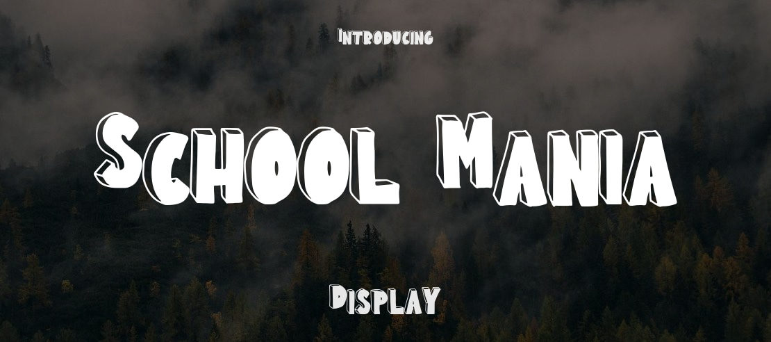 School Mania Font