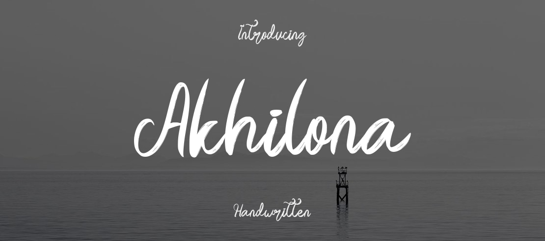 Akhilona Font