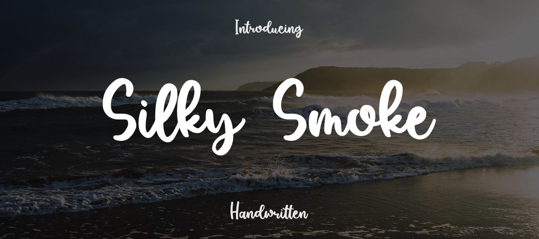 Silky Smoke Font
