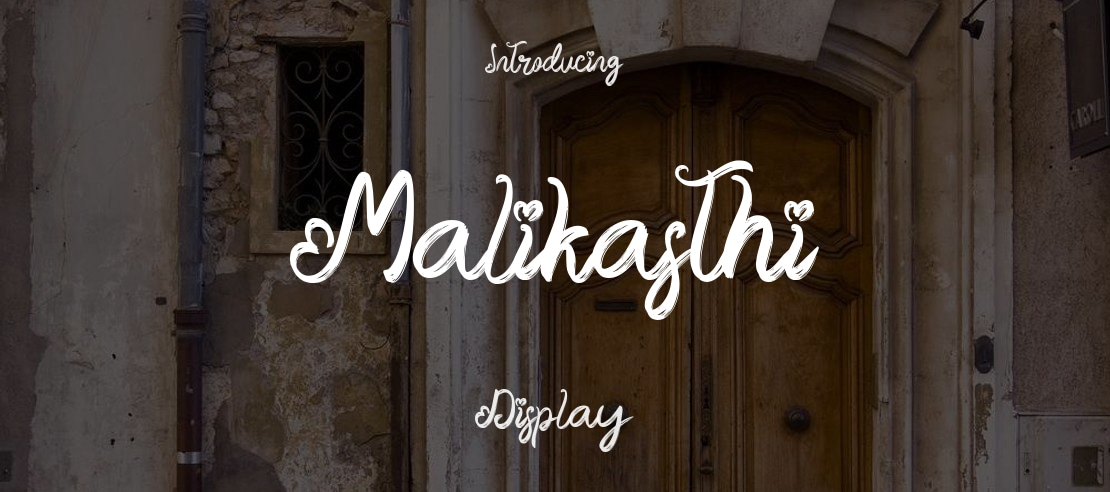 Malikasthi Font