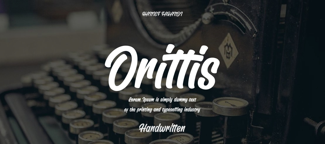 Orittis Font