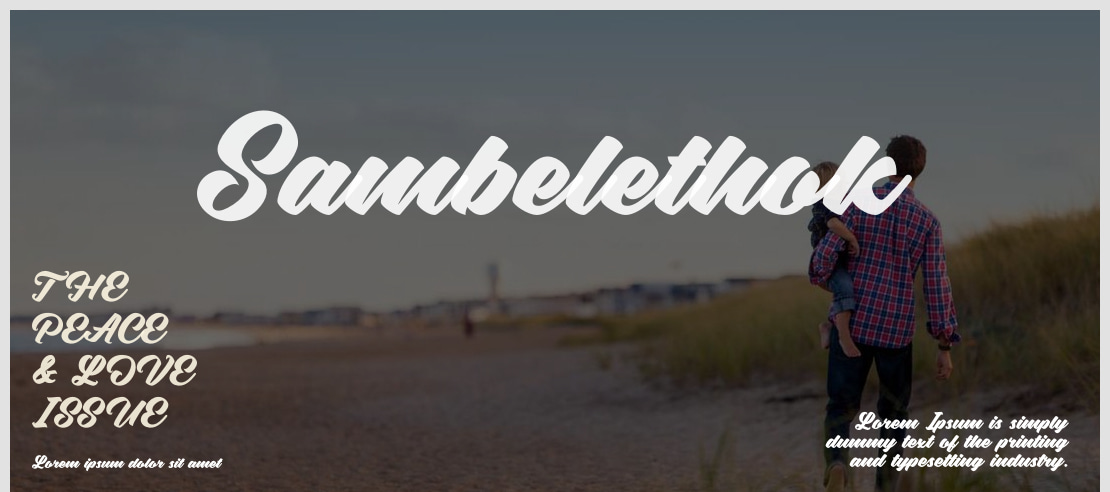 Sambelethok Font