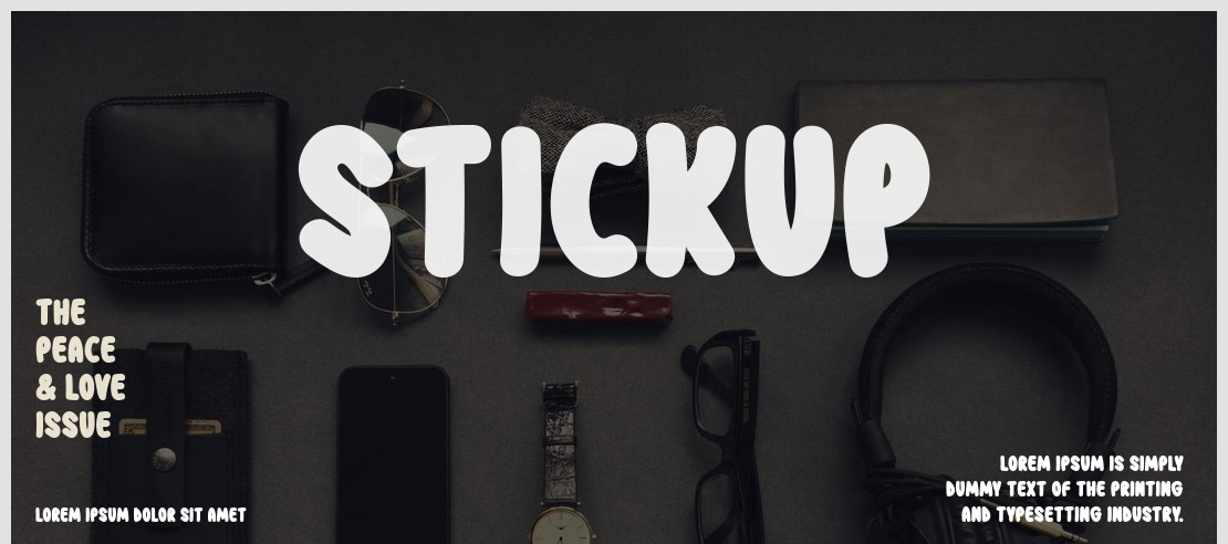 Stickup Font