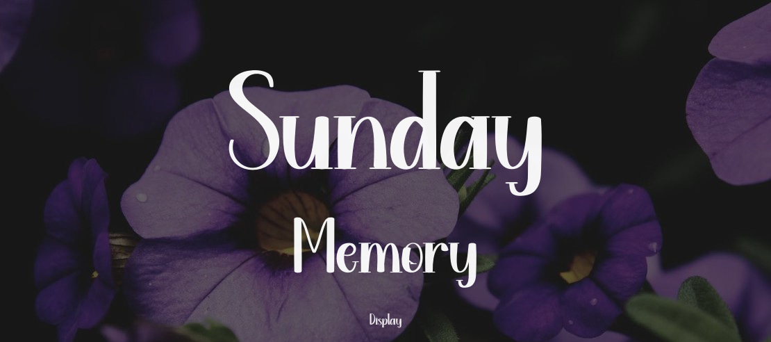 Sunday Memory Font